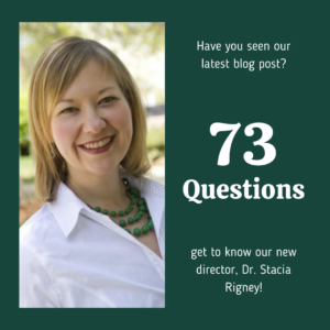 Have you seen our latest post? 73 questions with Stacia Rigney!