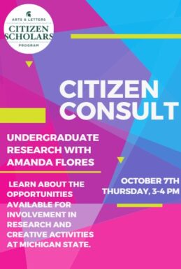 October 14th at 3 PM Citizen Consult