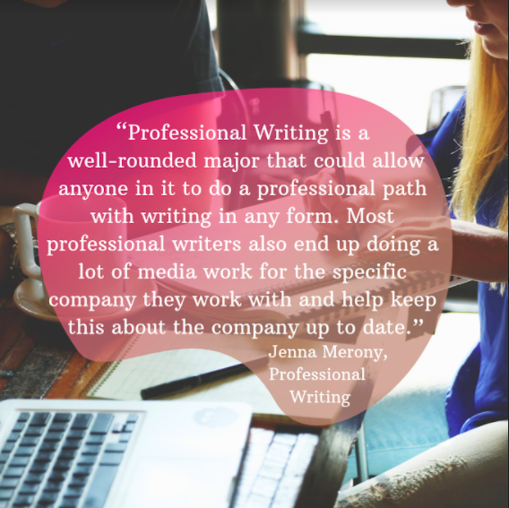 Read more about the article Becoming a Professional Writing and English Major By Jenna Merony