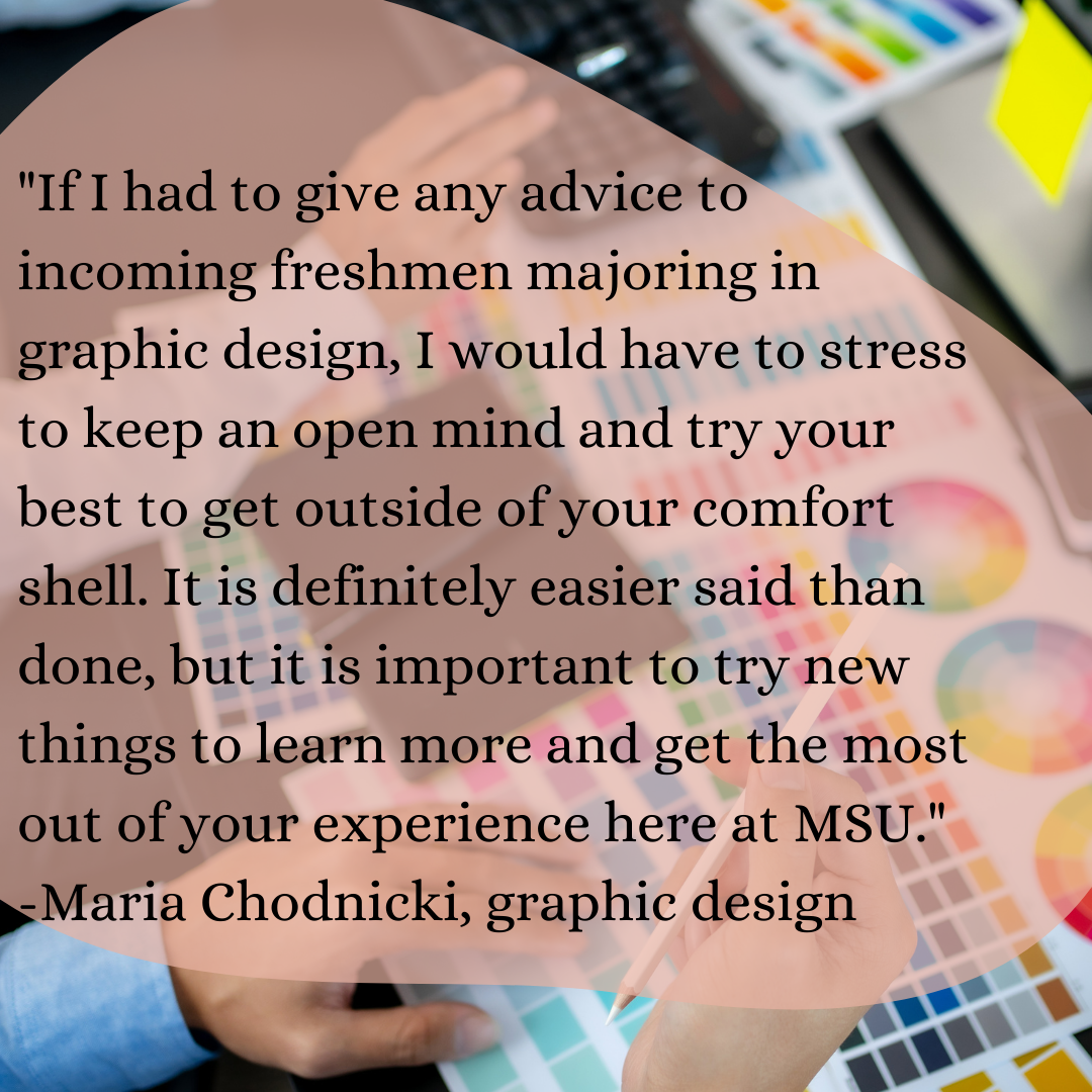 Read more about the article Getting to Know Your Major: Graphic Design with Maria Chodnicki
